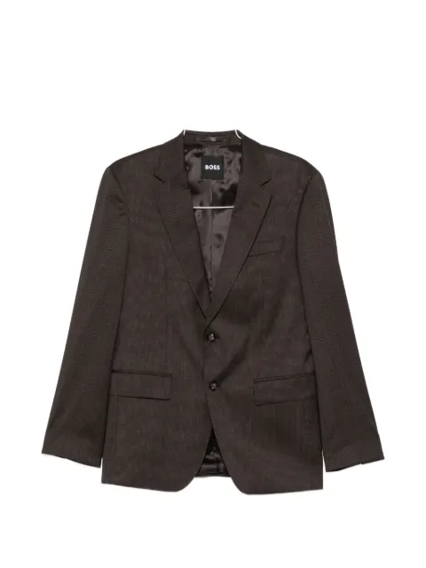 BOSS micro-patterned two-piece suit
