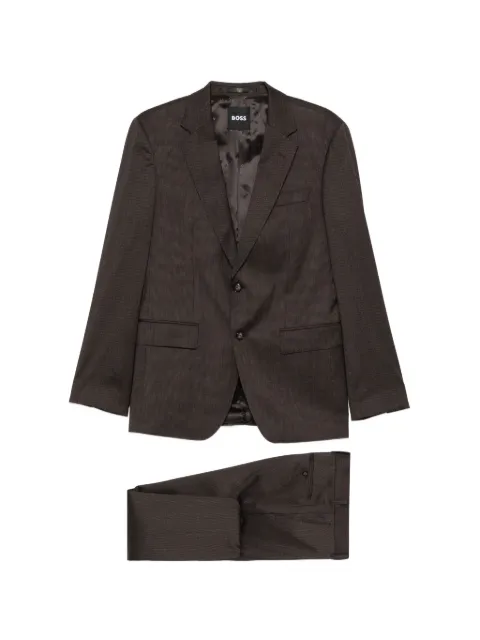 BOSS micro-patterned two-piece suit