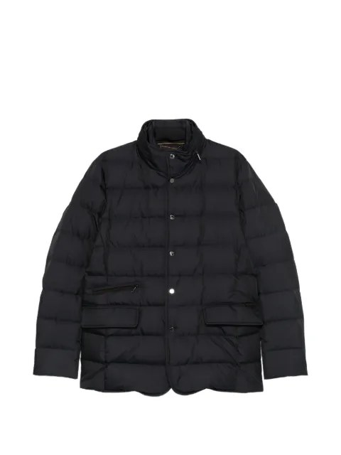 Moorer quilted high-neck jacket