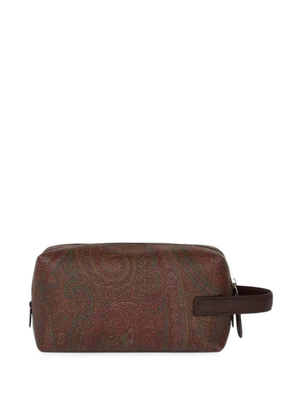 ETRO Pegasus toilettas met paisley-print Bruin
