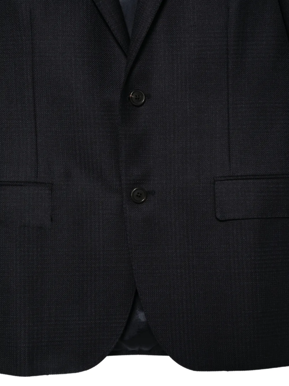 Corneliani Geruit pak Blauw