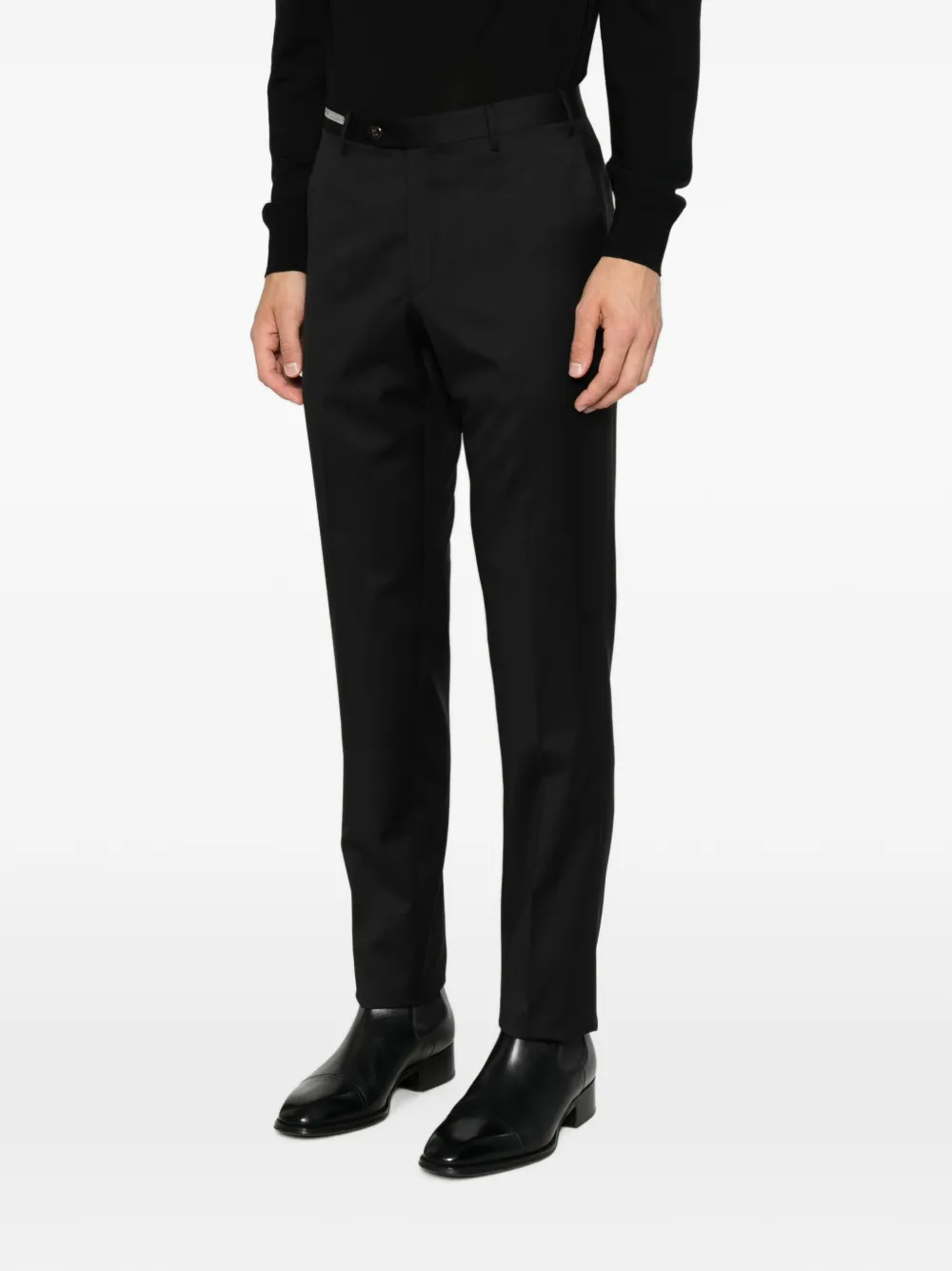 Corneliani Geplooide pantalon Zwart
