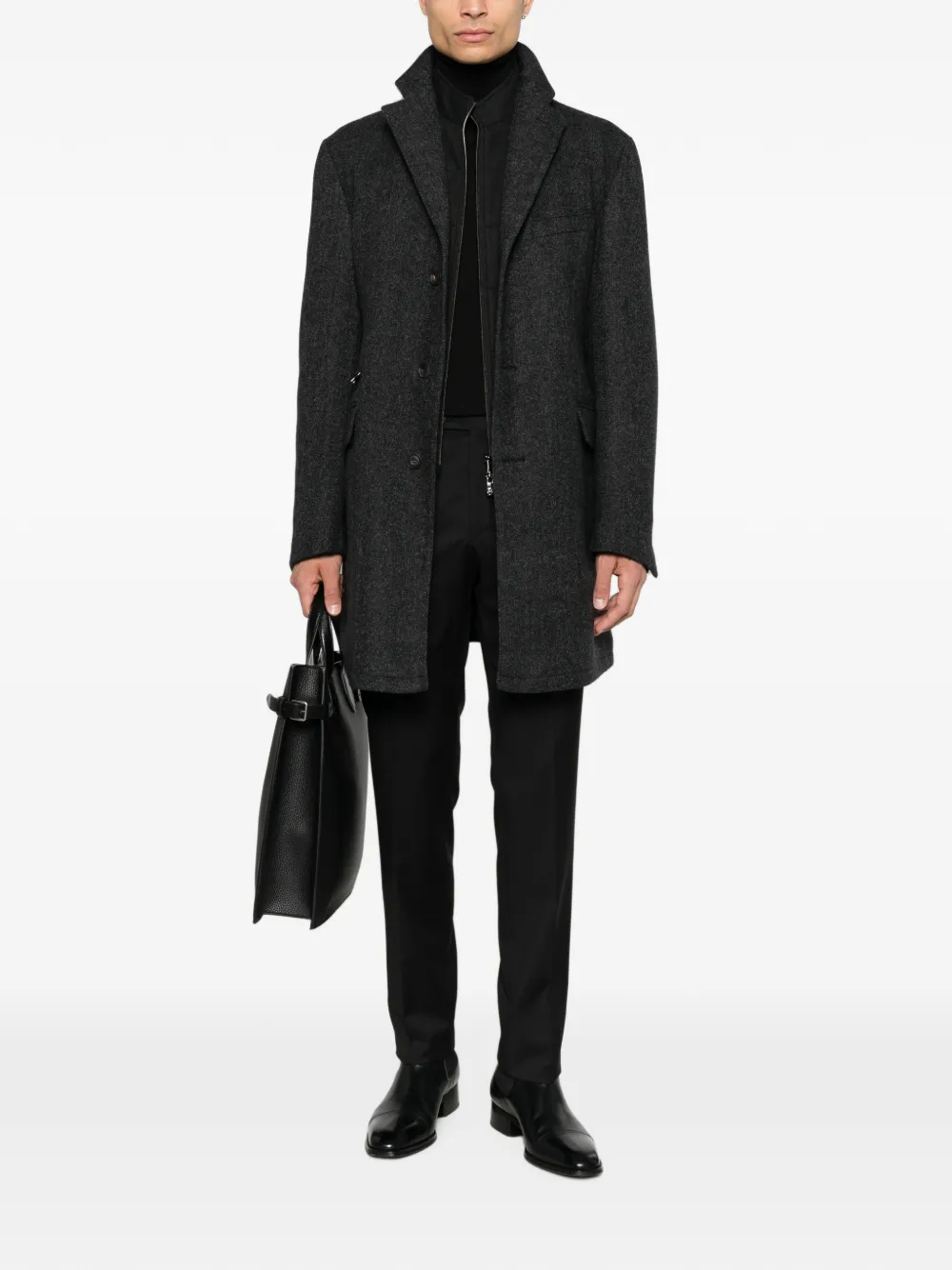 Corneliani Geplooide pantalon Zwart