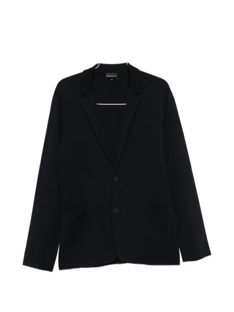 Emporio Armani single-breasted notch-lapel jacket