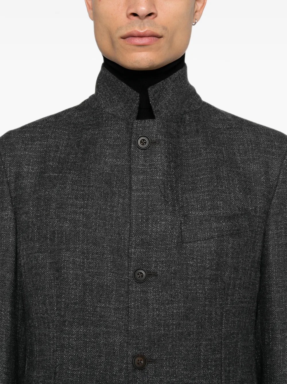 Corneliani Jack met hoge hals Grijs