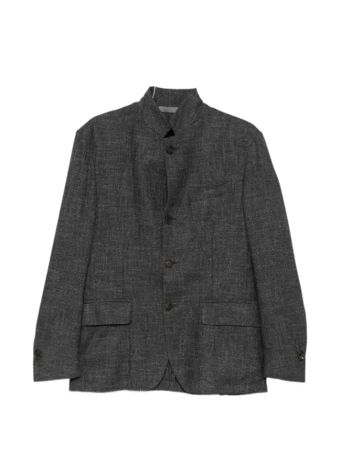 Corneliani high-neck button-up jacket