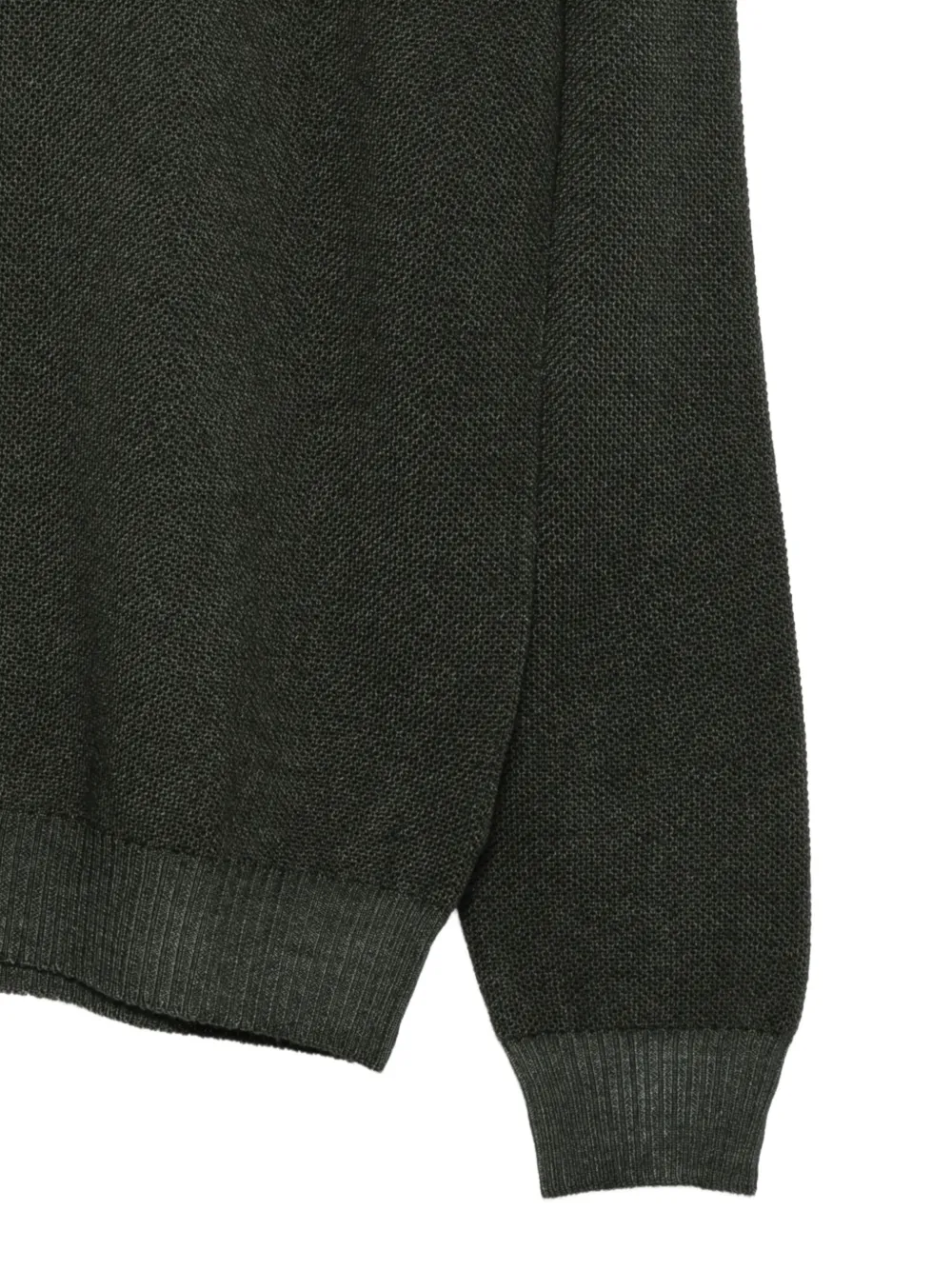 Fedeli Poloshirt met rits Groen