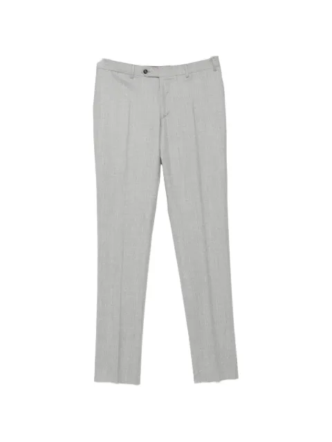 Canali pressed-crease tailored trousers