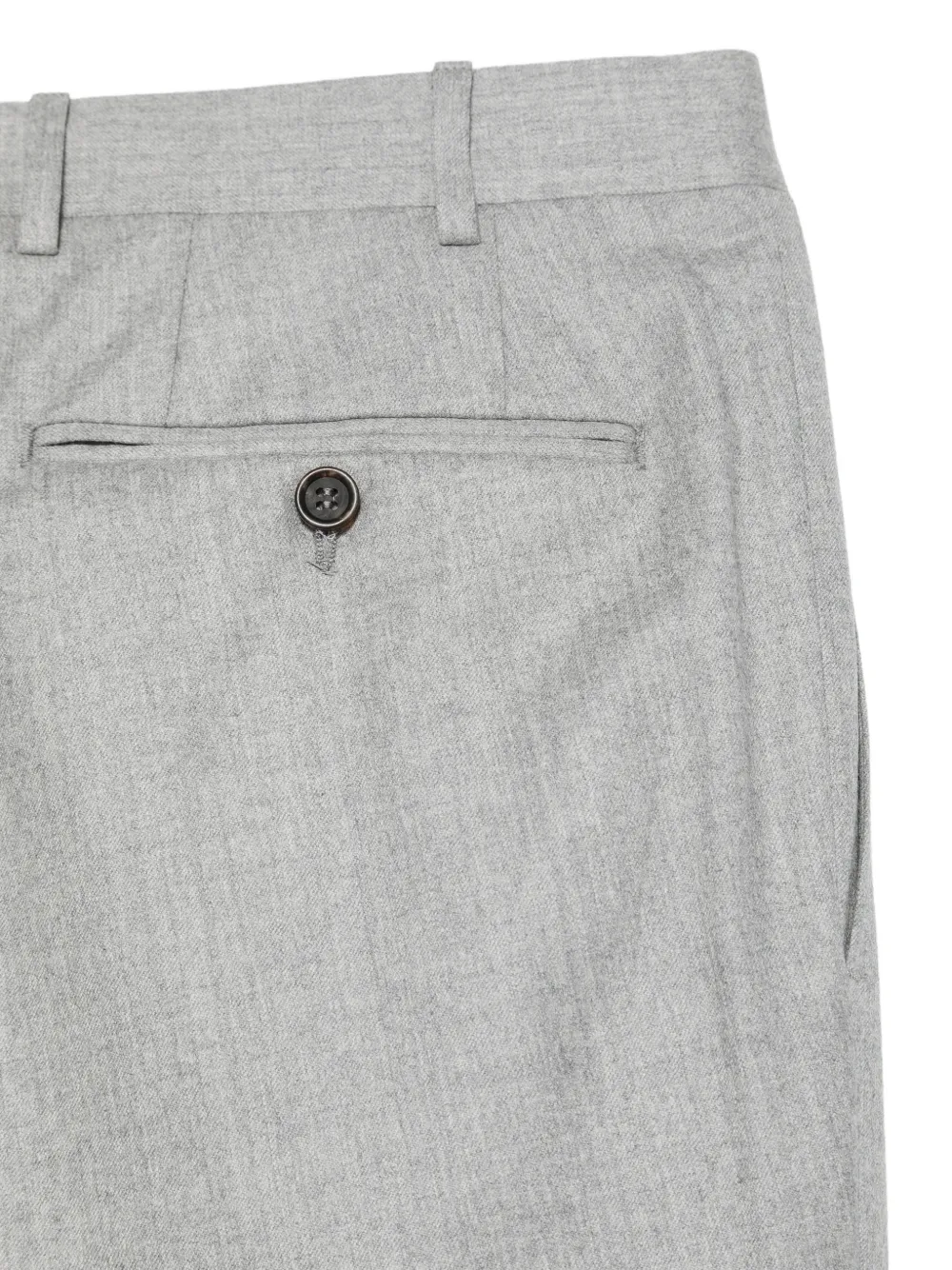 Canali Geplooide pantalon Grijs
