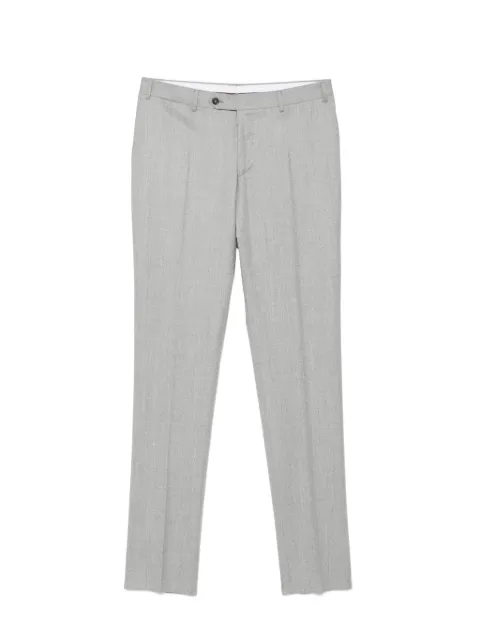 Canali pressed-crease tailored trousers