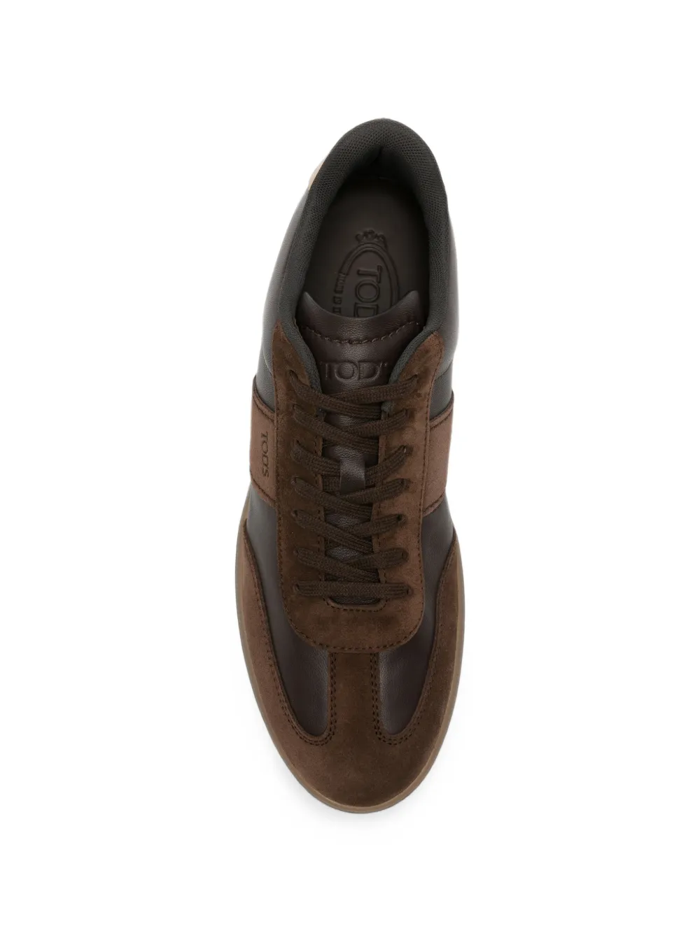Tod's Tabs suede-panel sneakers Bruin