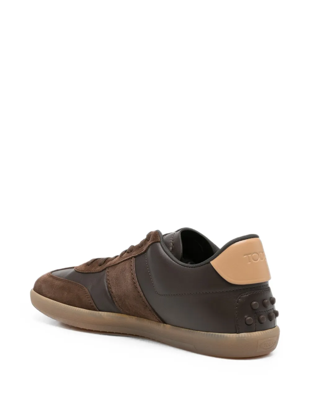 Tod's Tabs suede-panel sneakers Bruin