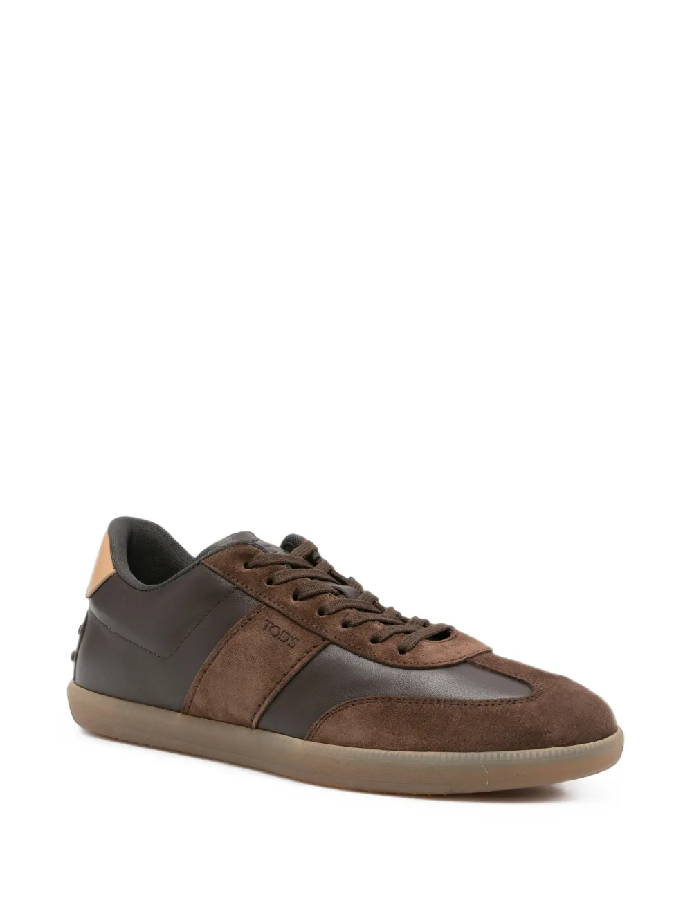 Tod's Tabs suede-panel sneakers Bruin