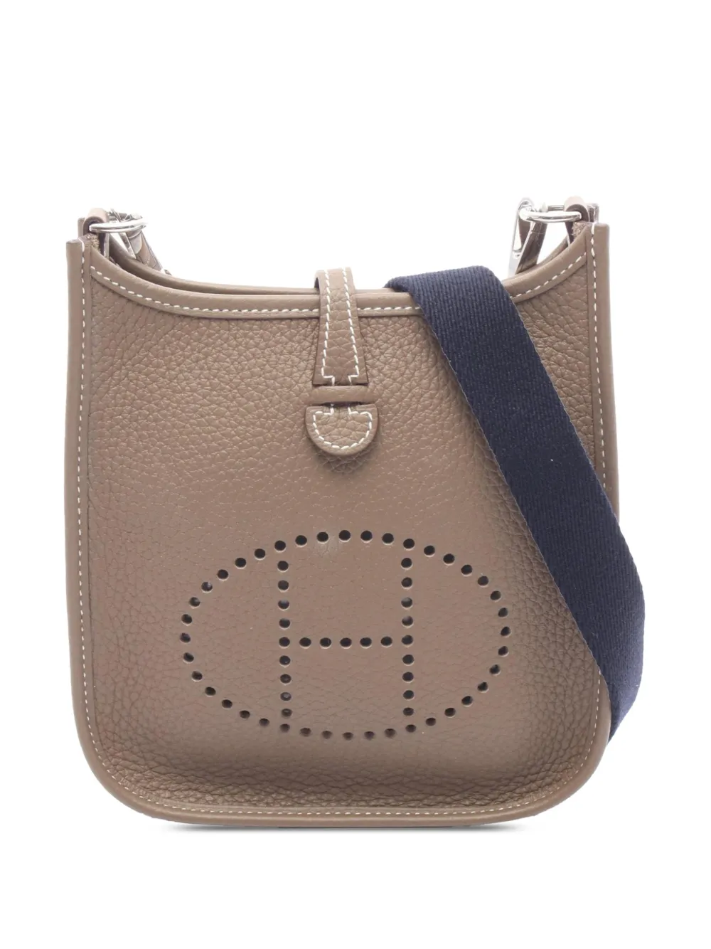 Hermès Pre-Owned 2021-2026 Clemence Evelyne 16 Amazone crossbody bag - Braun