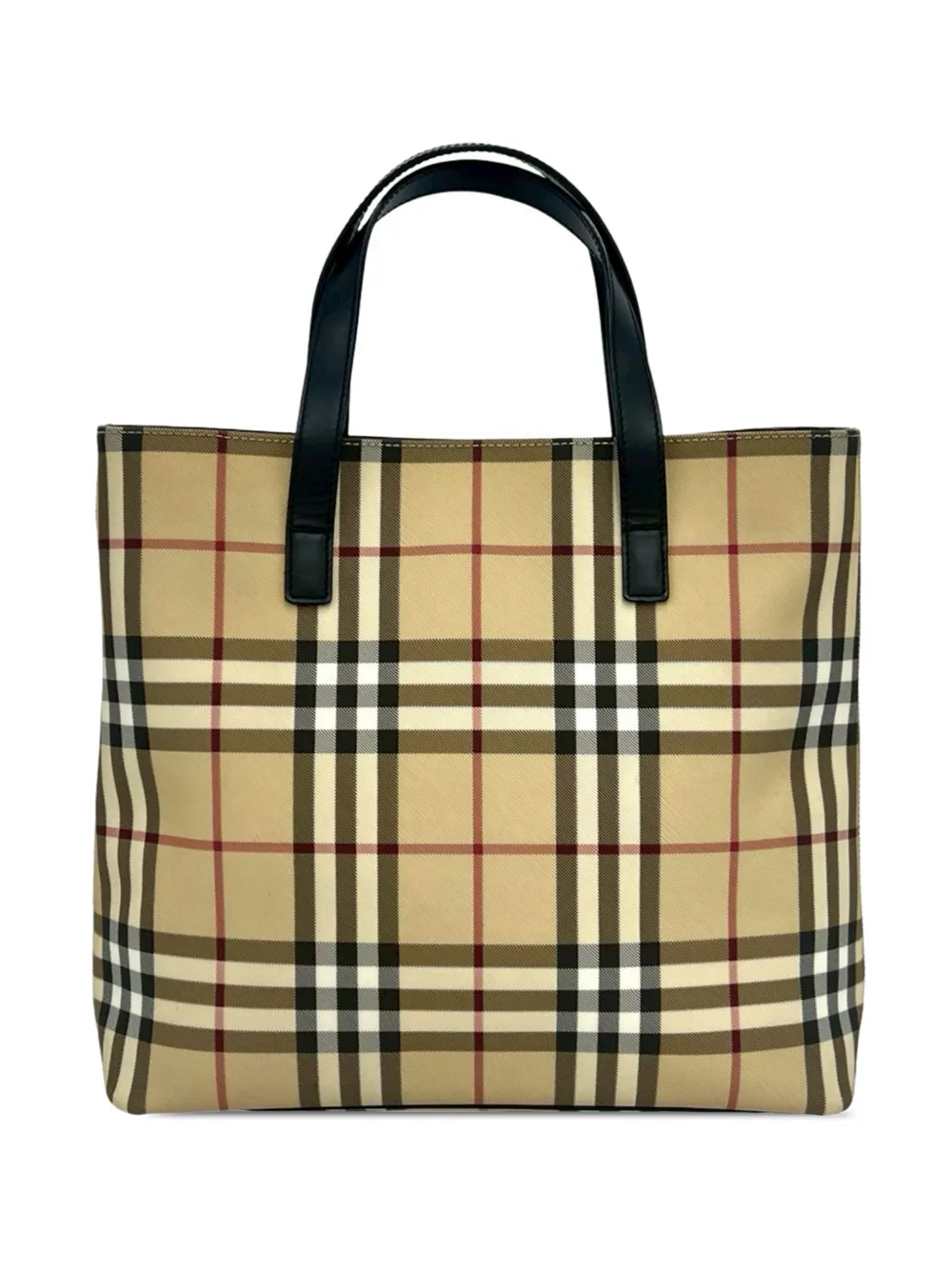 Burberry Pre-Owned 2000-2017 House Check Canvas tote bag - Nude