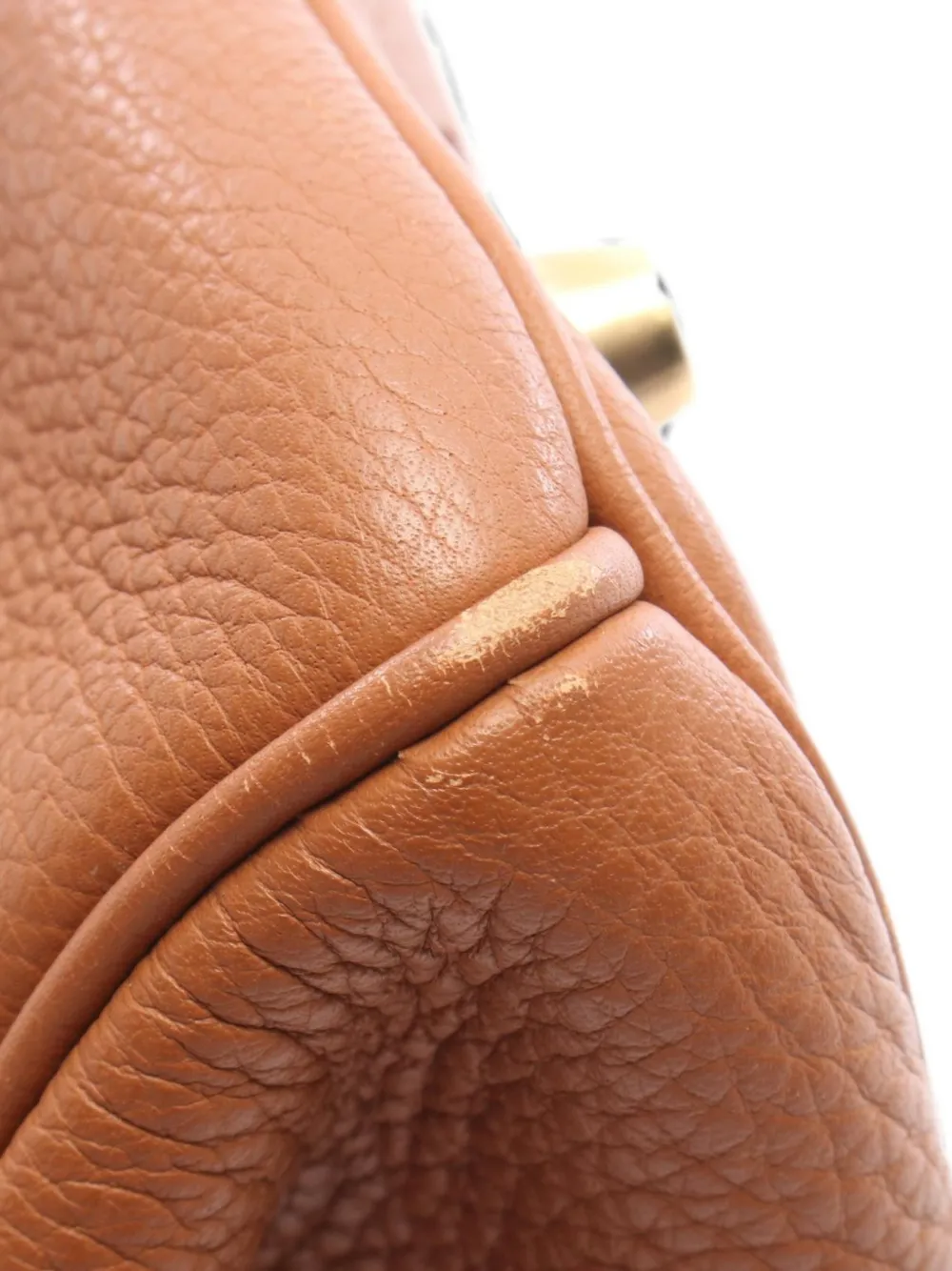 Hermès Pre-owned 2002 35 Birkin Clemence Leather Tote Bag in Brown, view 5