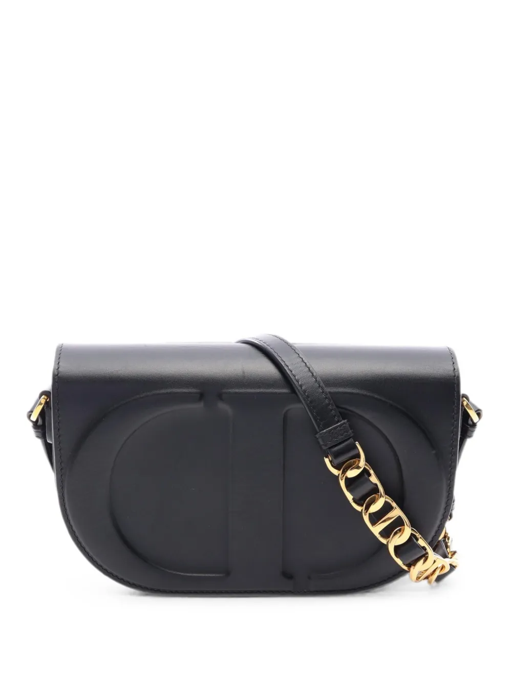 Christian Dior Pre-Owned 2010s CD Signature chain shoulder bag - Schwarz