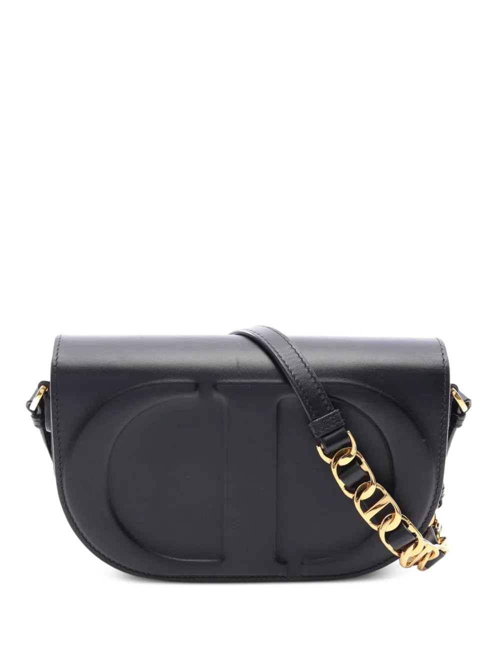 Christian Dior Pre-Owned 2010s CD Signature chain shoulder bag - Schwarz