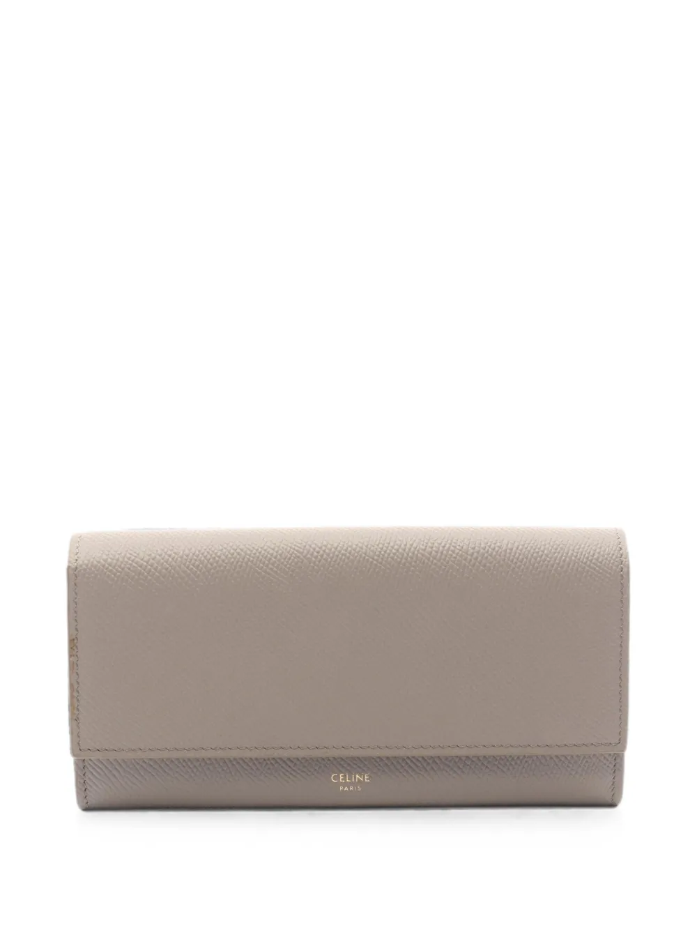 Celine Pre-Owned 2010s flap wallet - Nude