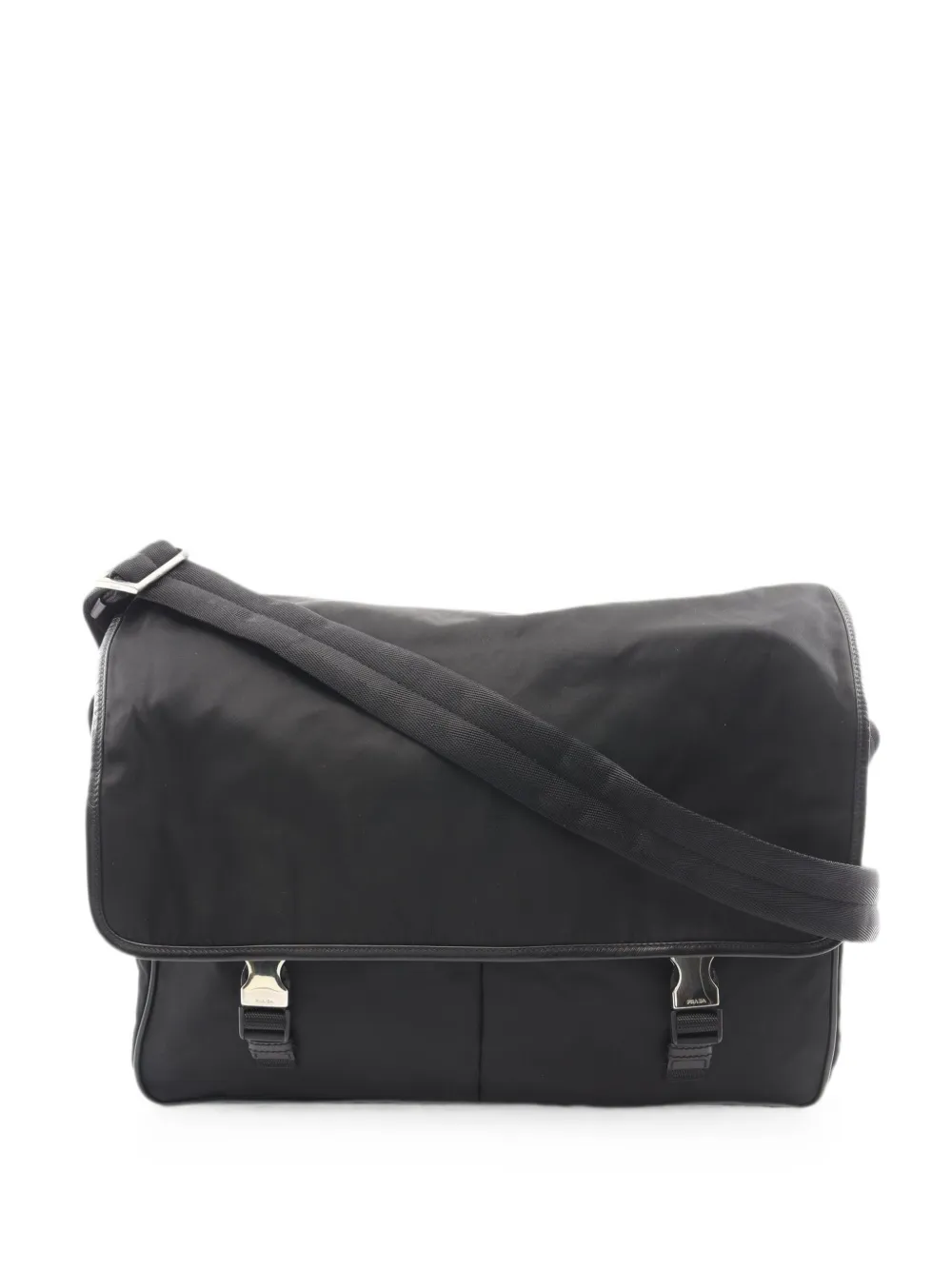 Prada Pre-Owned 2010s buckle shoulder bag - Schwarz