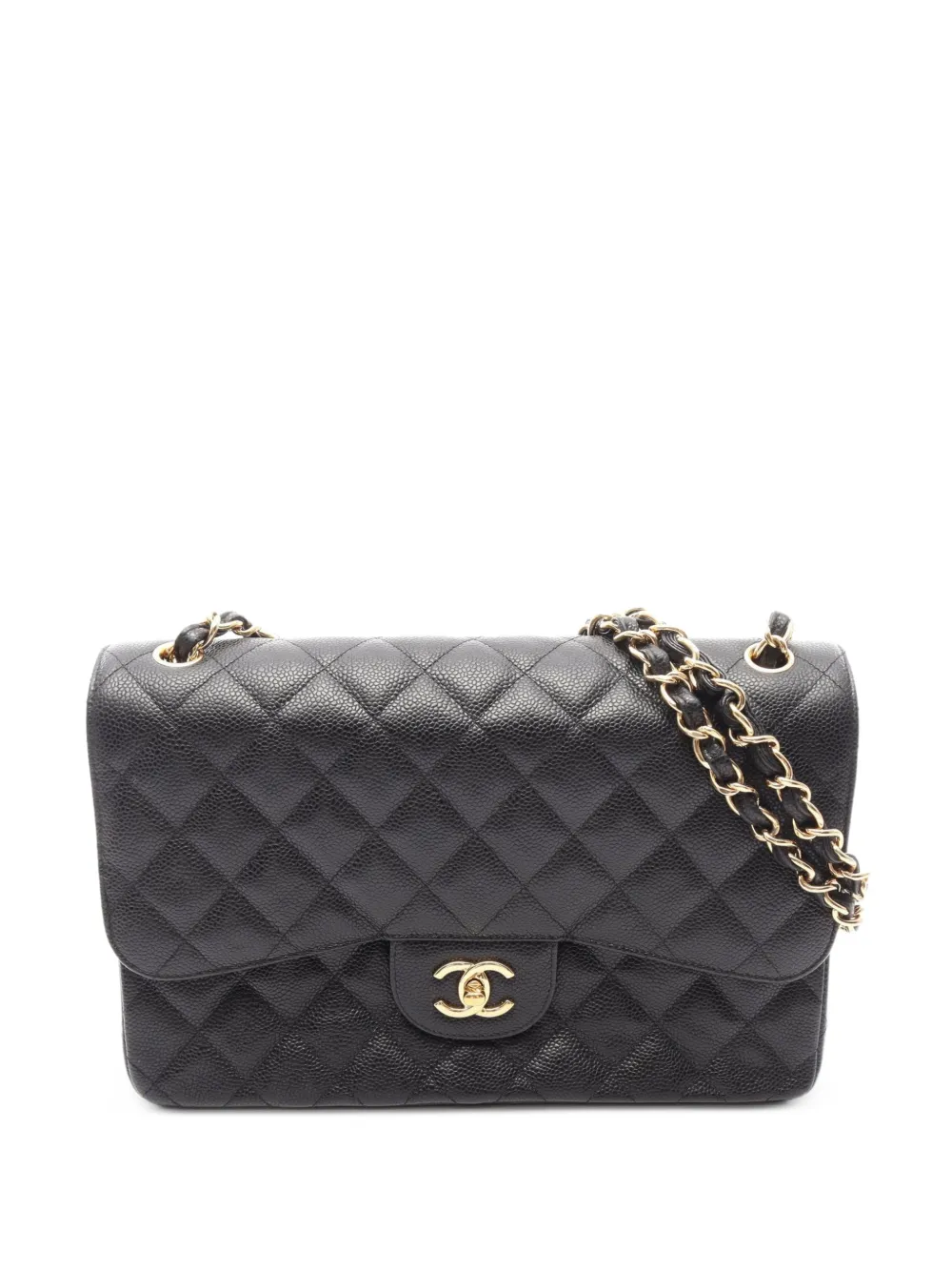 CHANEL Pre-Owned 2016-2017 30 Classic Double Flap quilted shoulder bag - Schwarz