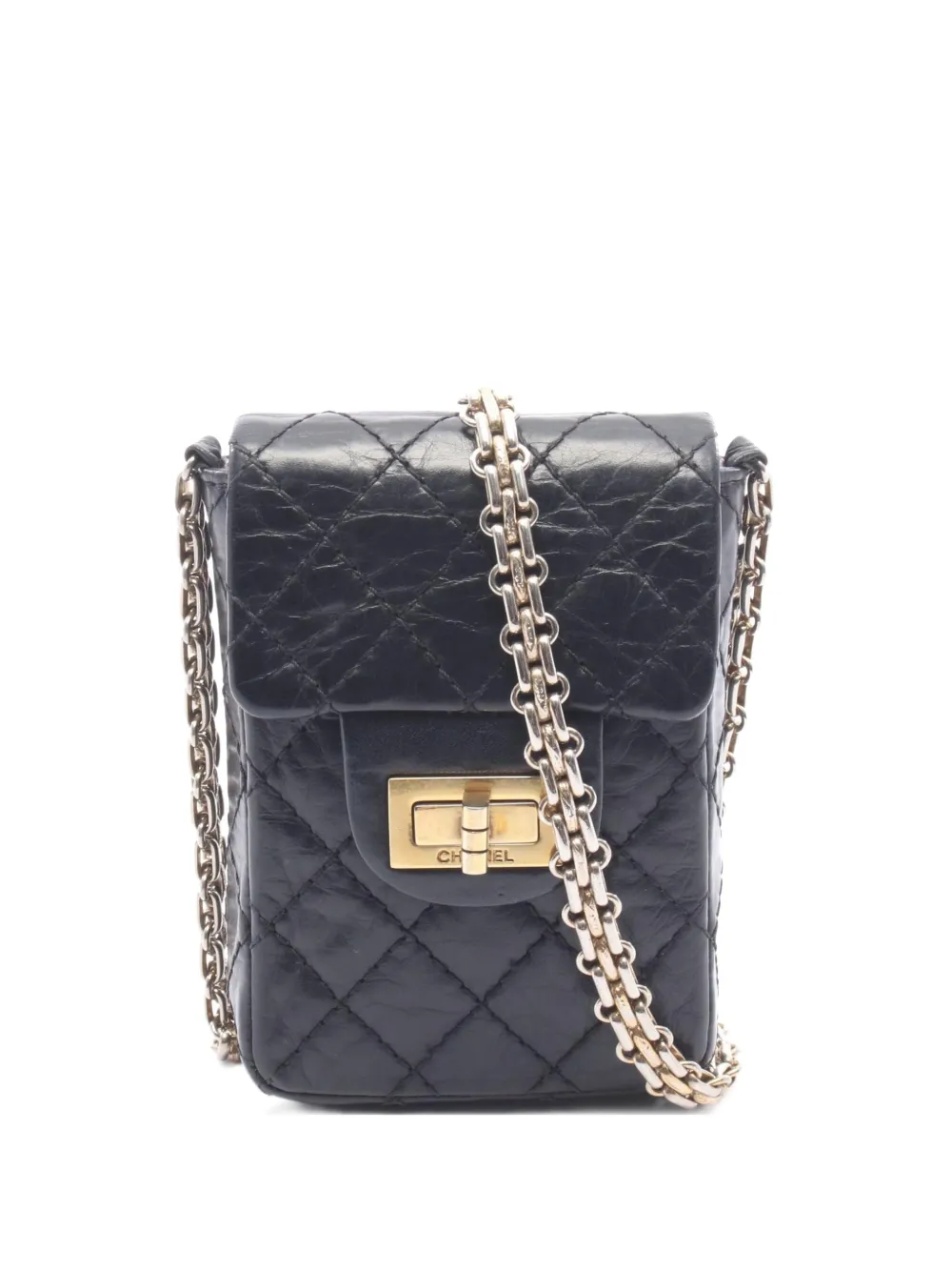 CHANEL Pre-Owned 2008-2009 2.55 matelasse shoulder bag - Schwarz