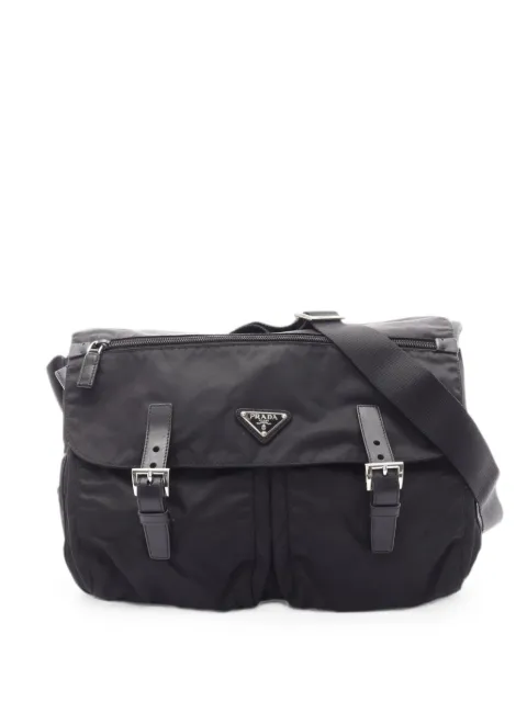 Prada Pre-Owned 2000s Vela buckle cross body bag