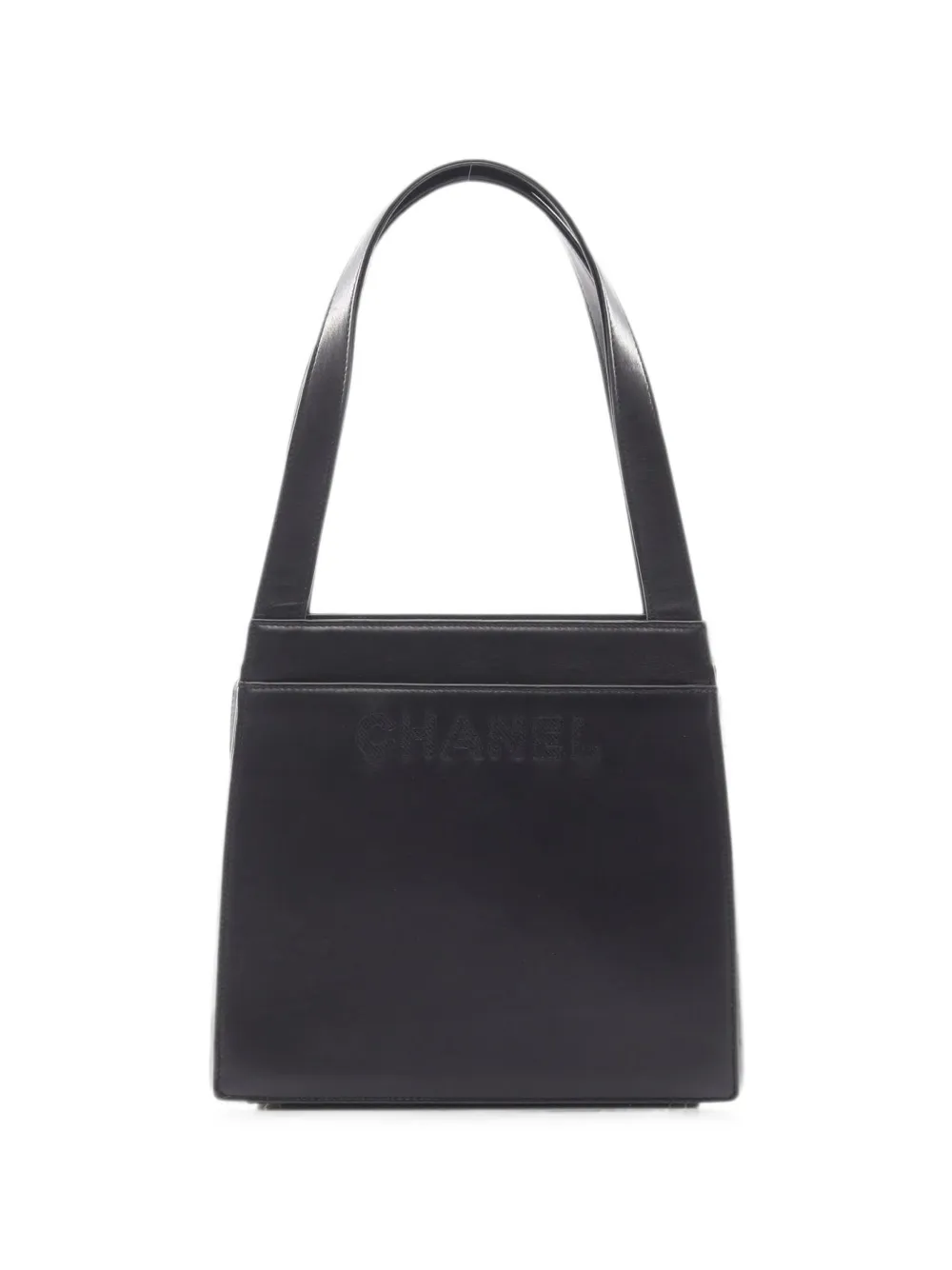 CHANEL Pre-Owned 1997-1999 logo-embossed shoulder bag - Nero