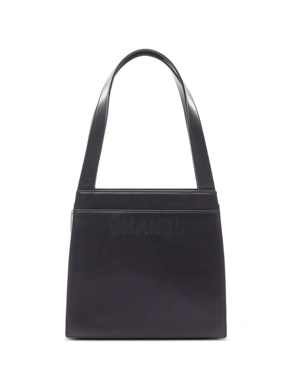 CHANEL Pre-Owned 1997-1999 logo-embossed shoulder bag - Nero