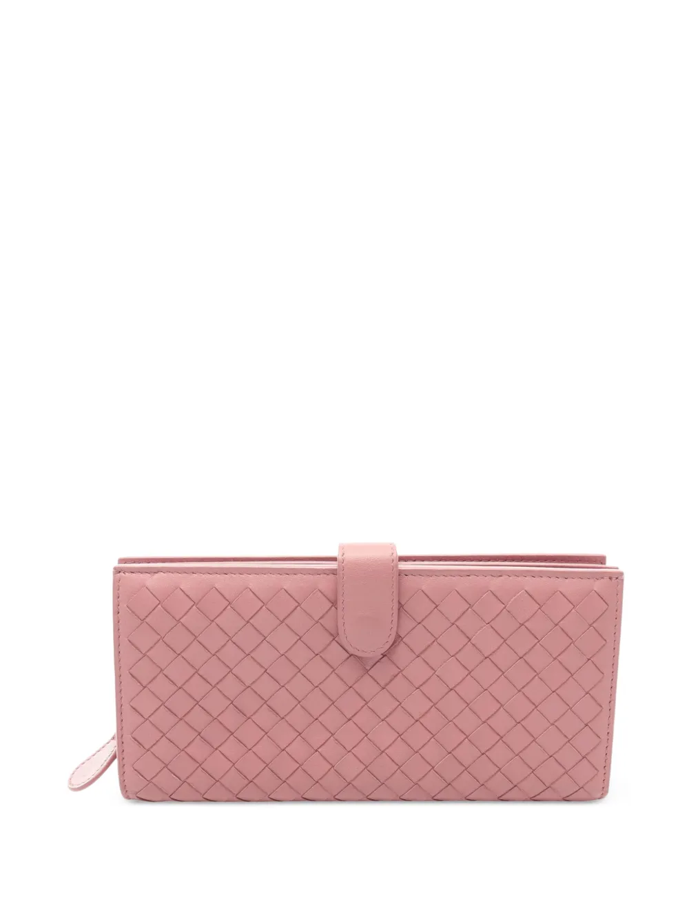 Bottega Veneta Pre-Owned 2010s Intrecciato bi-fold wallet - Rosa