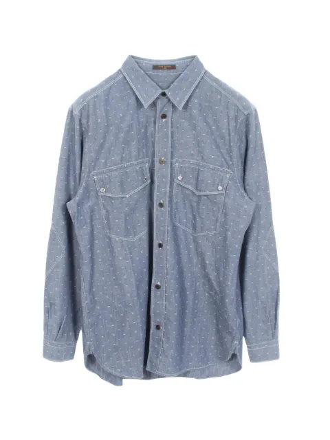 Louis Vuitton Pre-Owned 2010s Monogram long-sleeve shirt