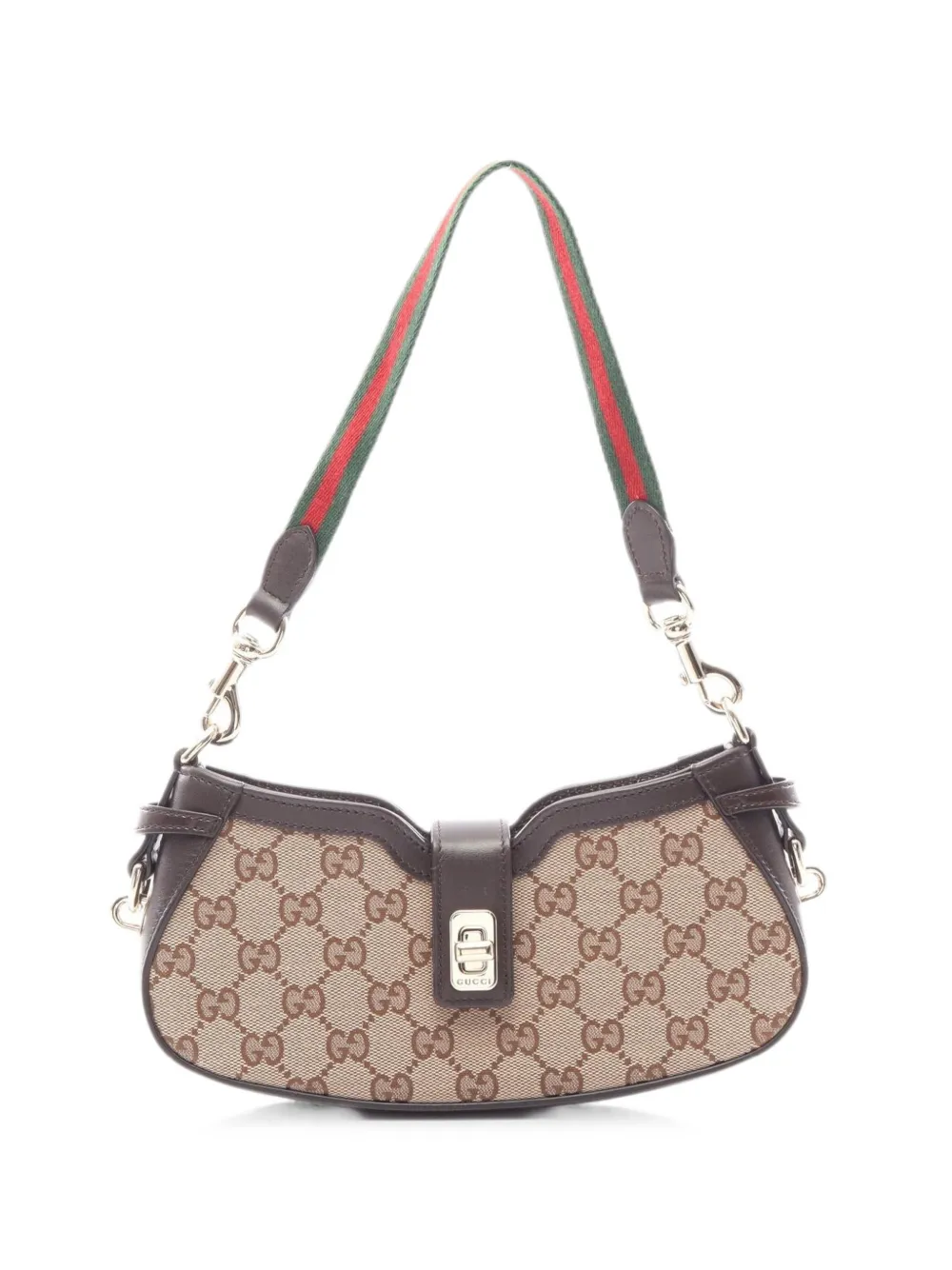 Gucci Pre-Owned 2010s Sherry Line GG canvas handbag - Nude