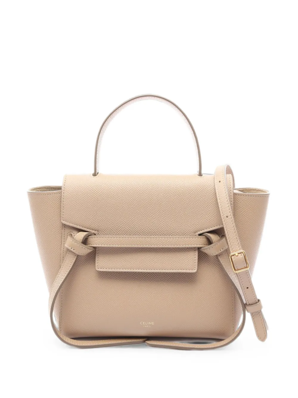 Celine Pre-Owned 2010s nano Belt tote bag - Nude