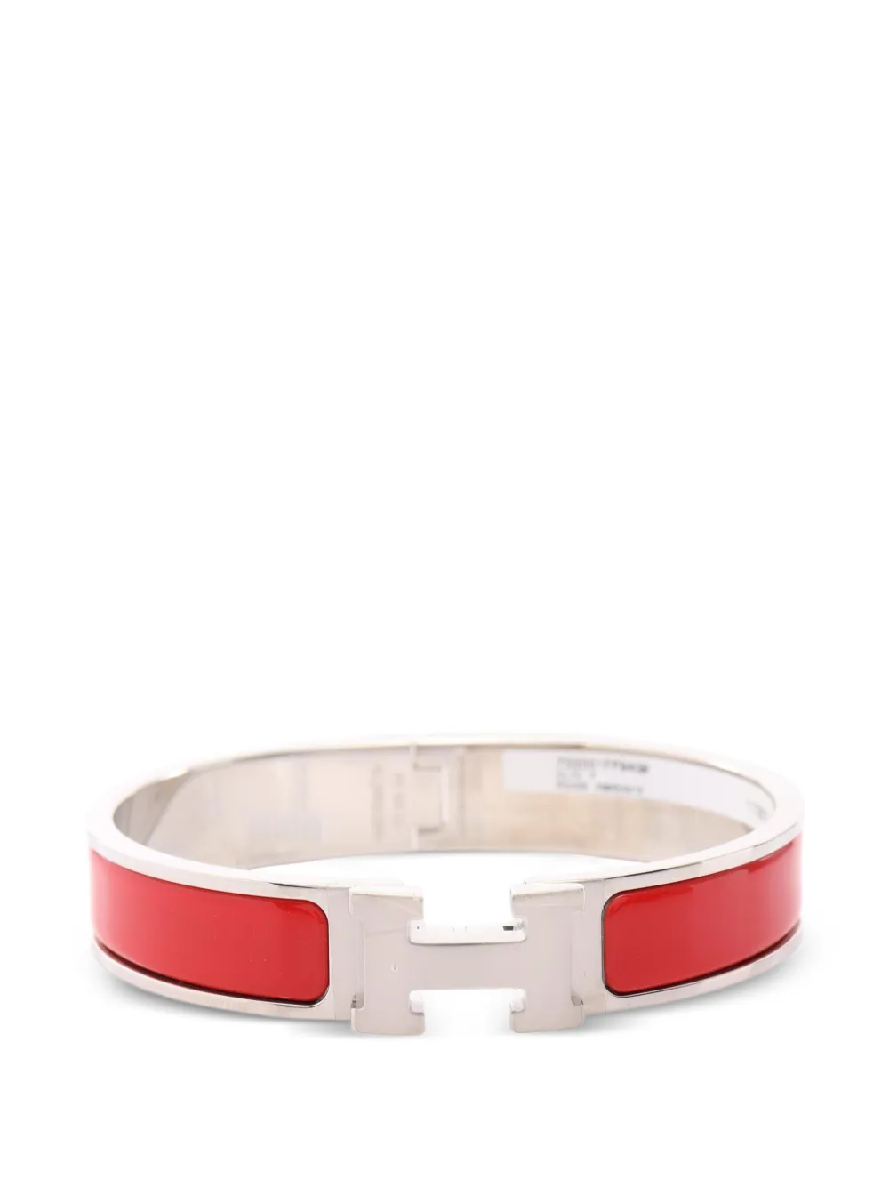 Hermès Pre-Owned 2020s PM Clic H enamel bangle - Argento
