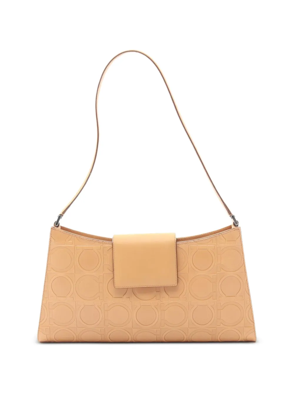 Ferragamo Pre-Owned 2010s Gancini shoulder bag - Toni neutri
