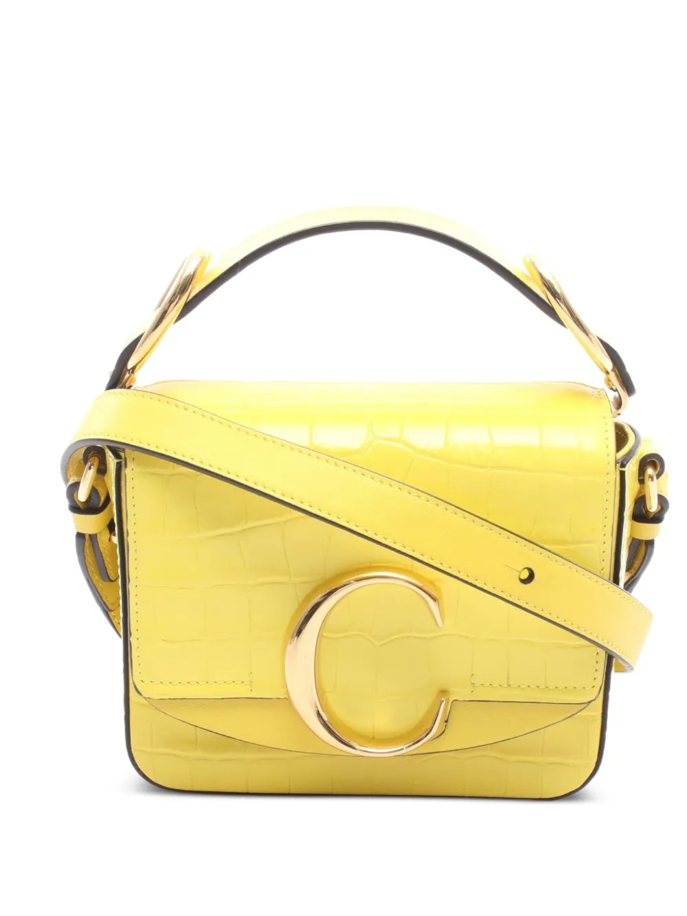 Chloé Pre-Owned 2010s Chloe C shoulder bag - Giallo
