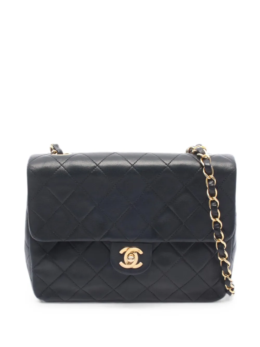 CHANEL Pre-Owned 1991-1994 20 matelassé chain shoulder bag - Nero
