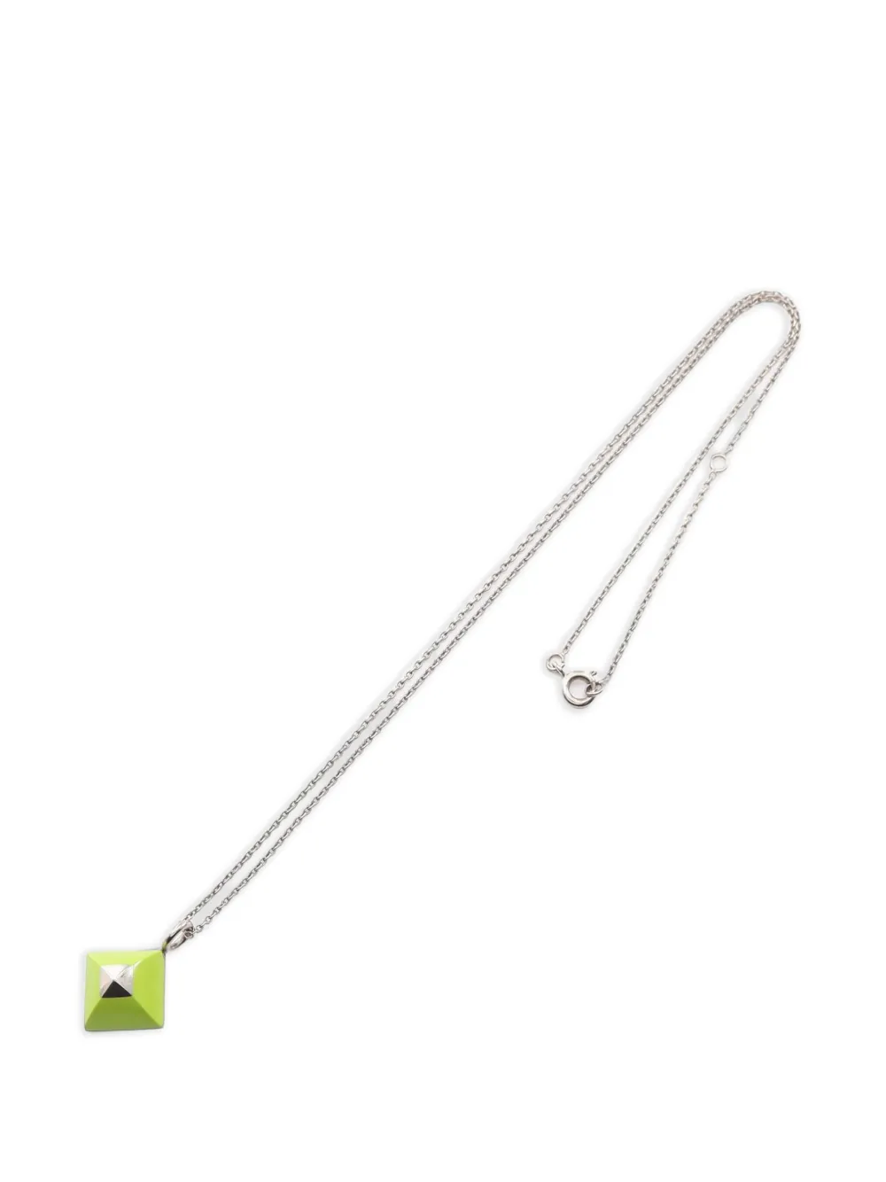 Hermès Pre-Owned 2010s Medor Cupidon necklace - Silber