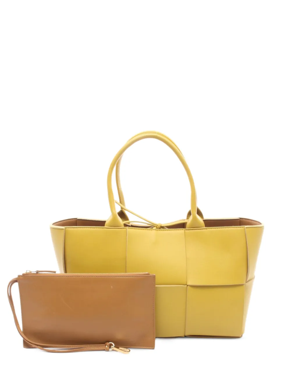 Bottega Veneta Pre-Owned 2010s Arco Intrecciato tote bag - Giallo