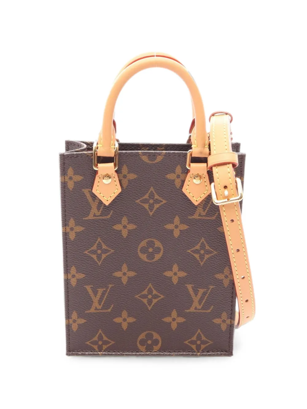 Louis Vuitton Pre-Owned Petite Sac Plat Monogram tote bag - Marrone