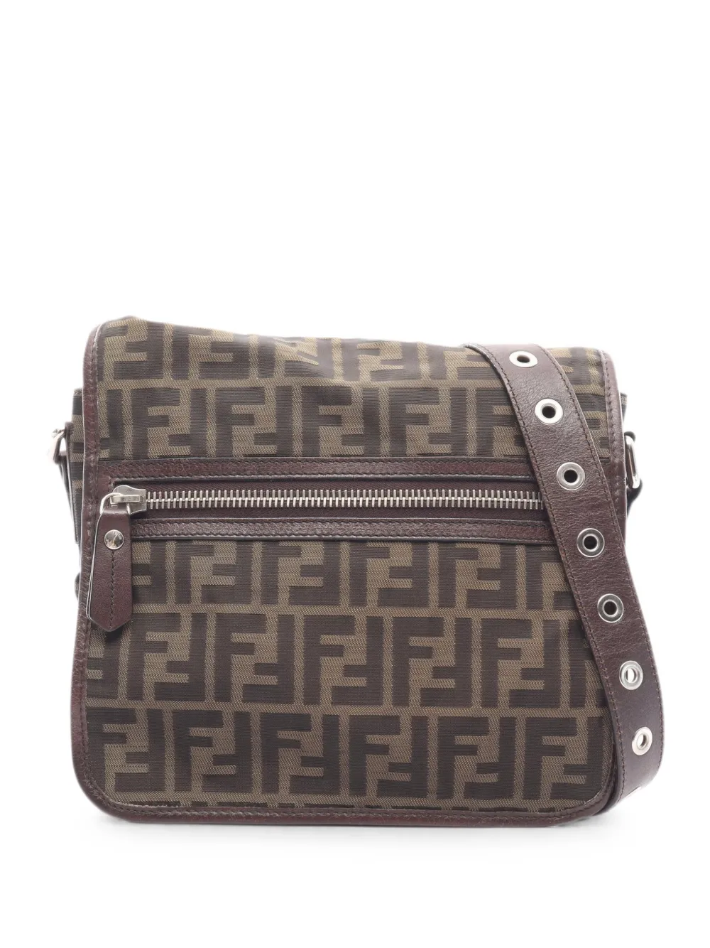 Fendi Pre-Owned 2000s Zucca shoulder bag - Marrone