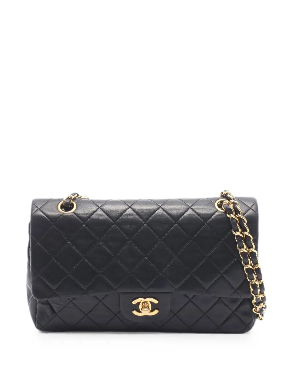 CHANEL Pre-Owned 1989-1991 Matelassé flap shoulder bag - Nero