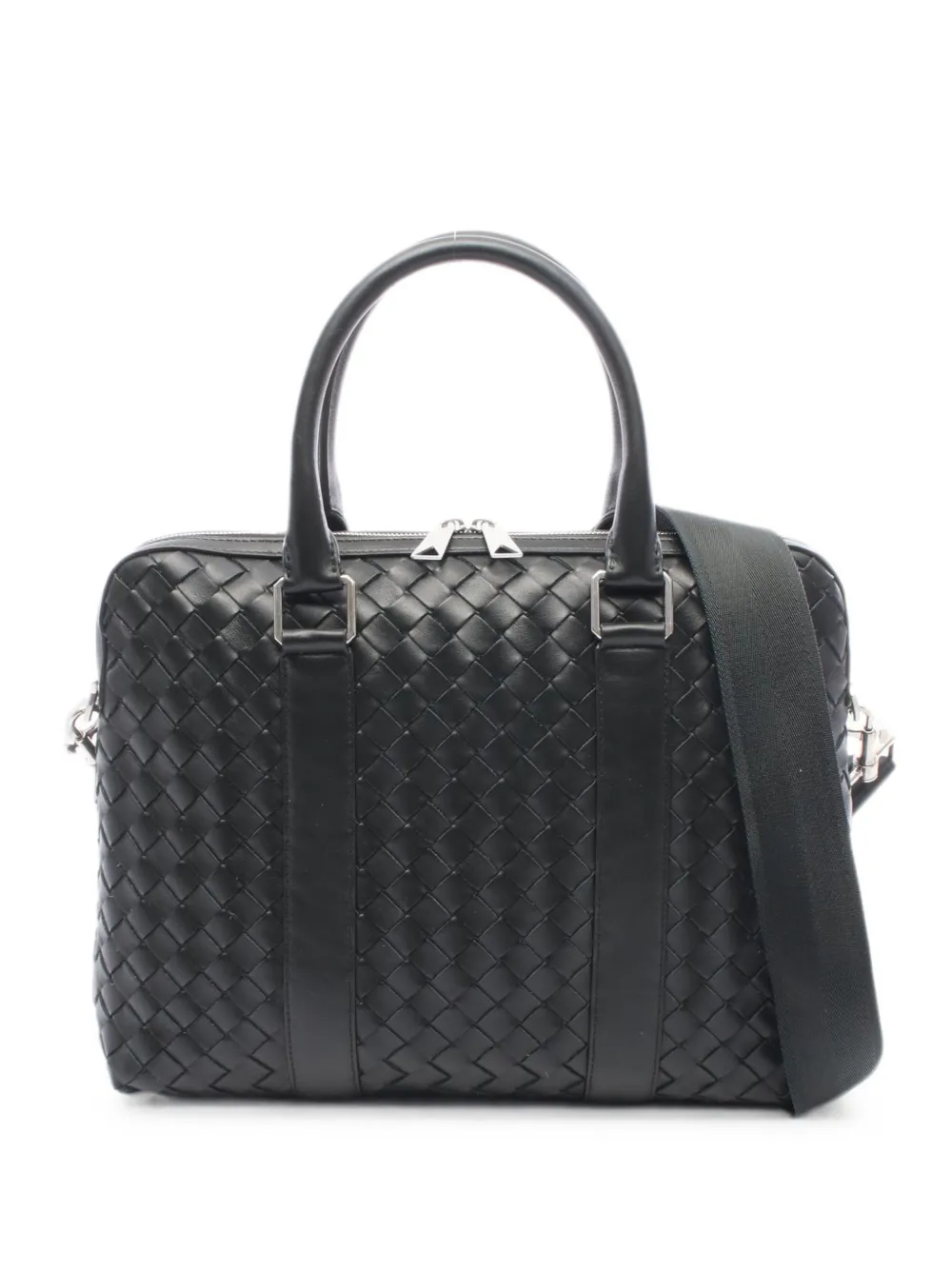 Bottega Veneta Pre-Owned 2010s Intrecciato leather briefcase - Grün