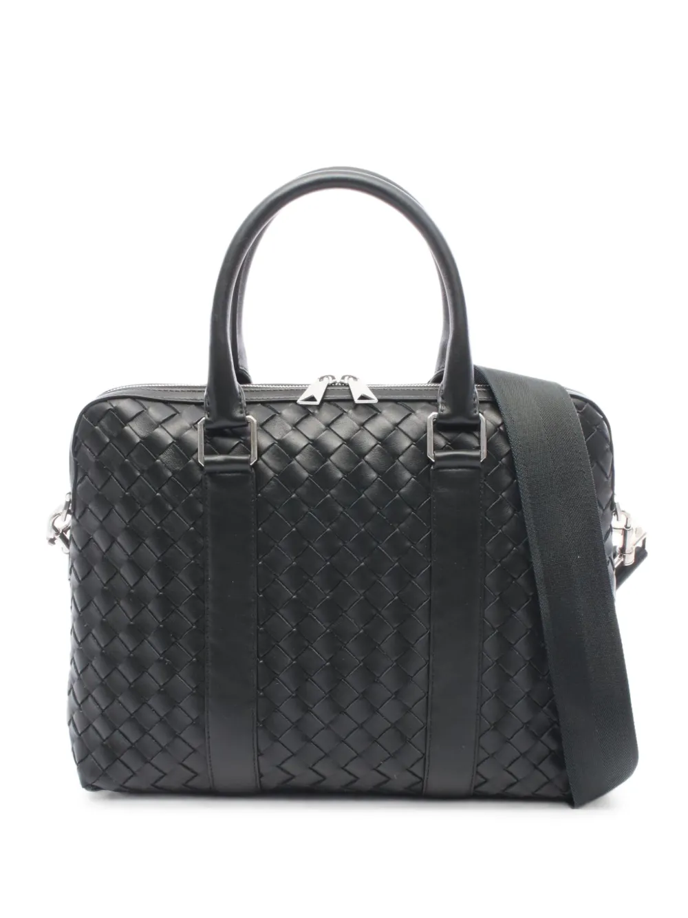 Bottega Veneta Pre-Owned 2010s Intrecciato leather briefcase - Verde
