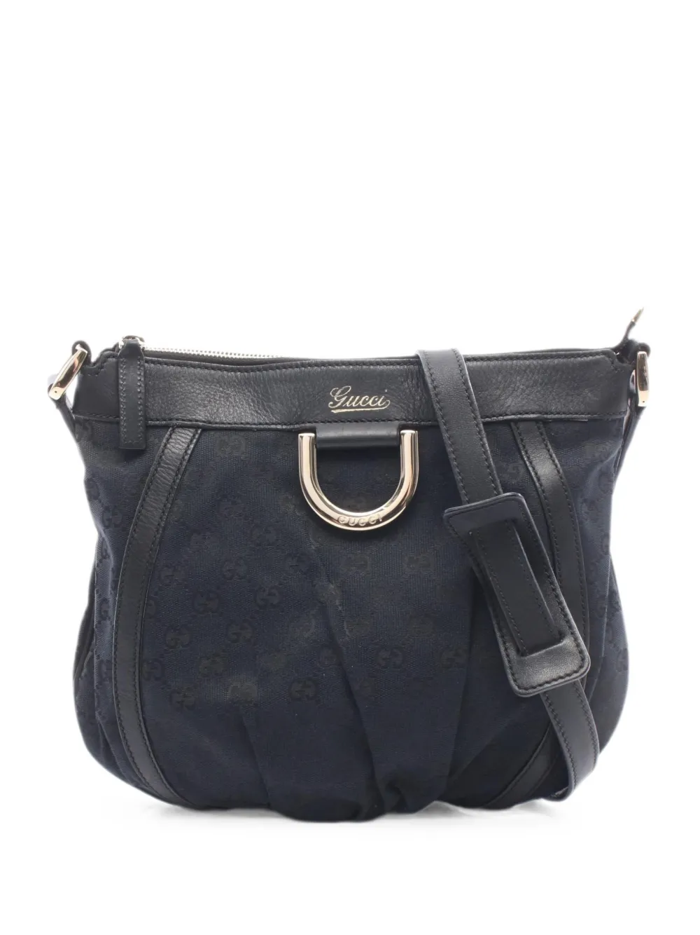 Gucci Pre-Owned 2000s Abby GG canvas shoulder bag - Nero