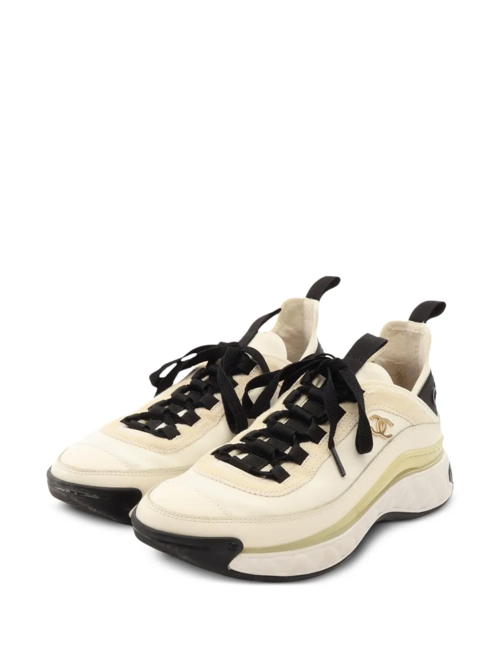 CHANEL Pre-Owned 1986-1988 Coco Mark sneakers - Toni neutri