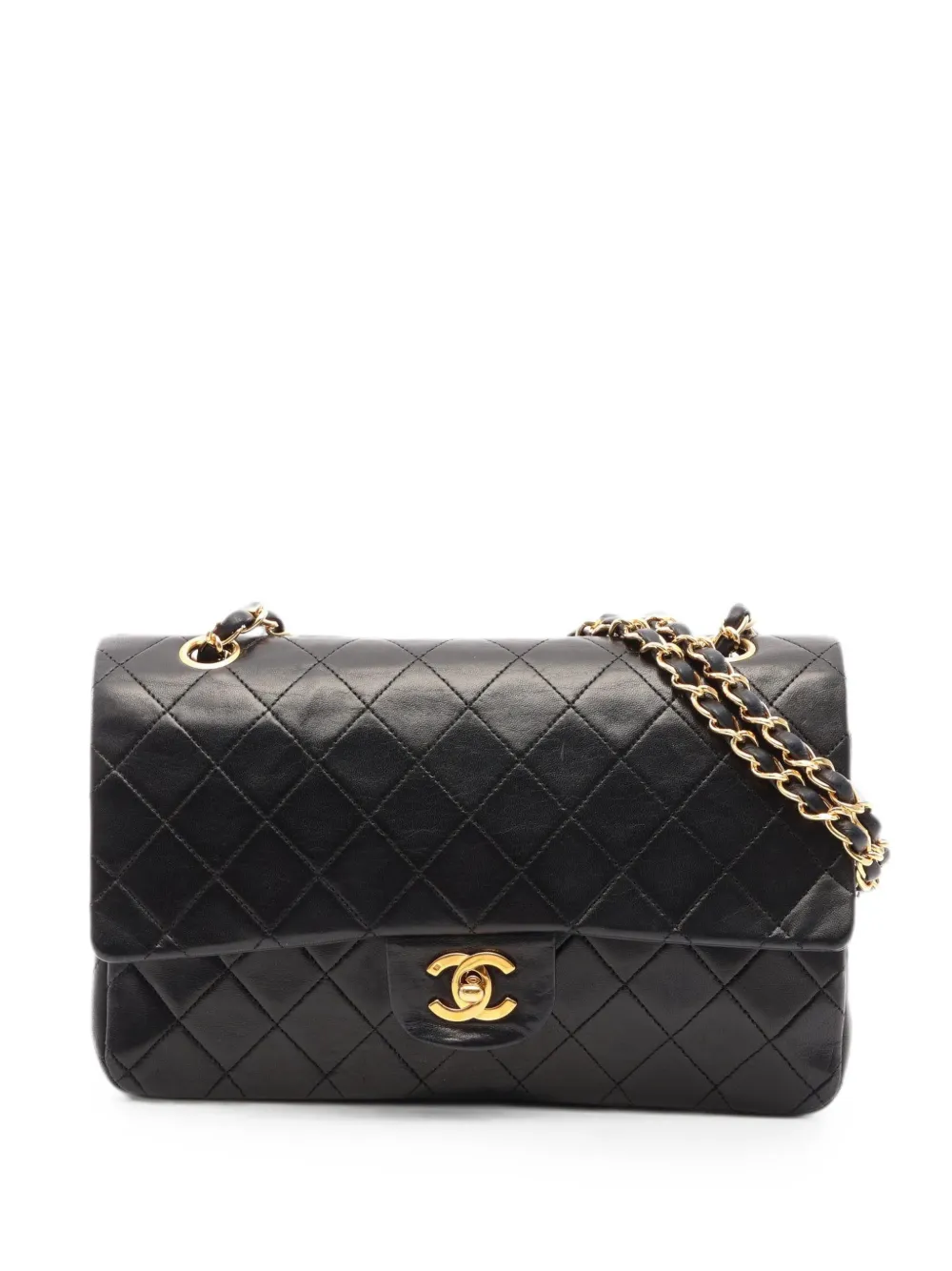 CHANEL Pre-Owned 1989-1991 Double Flap Matelassé shoulder bag - Nero