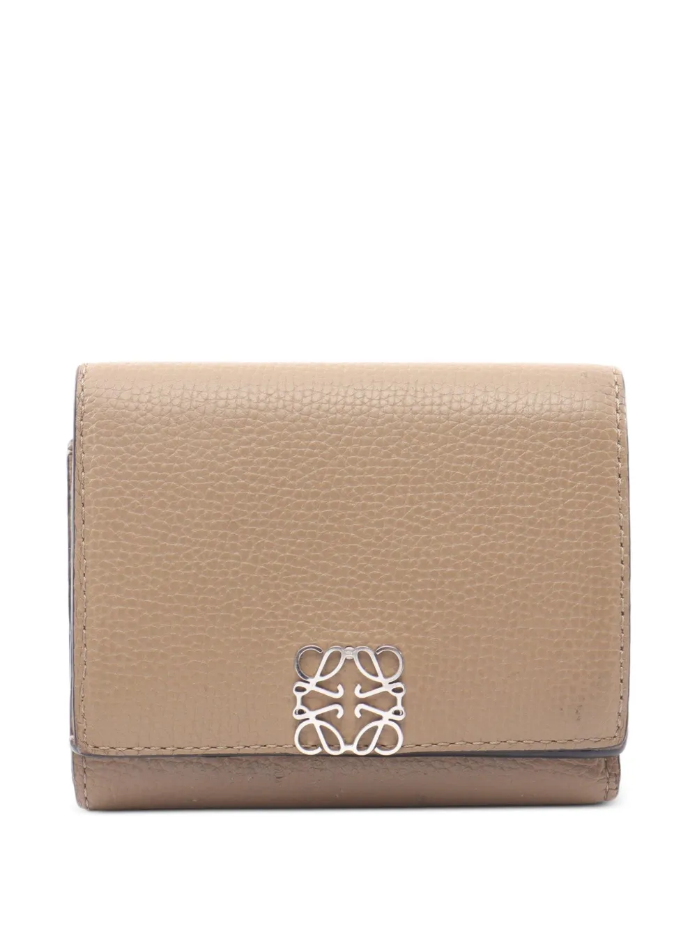 Loewe Pre-Owned 2000s Anagram Trifold wallet - Nude