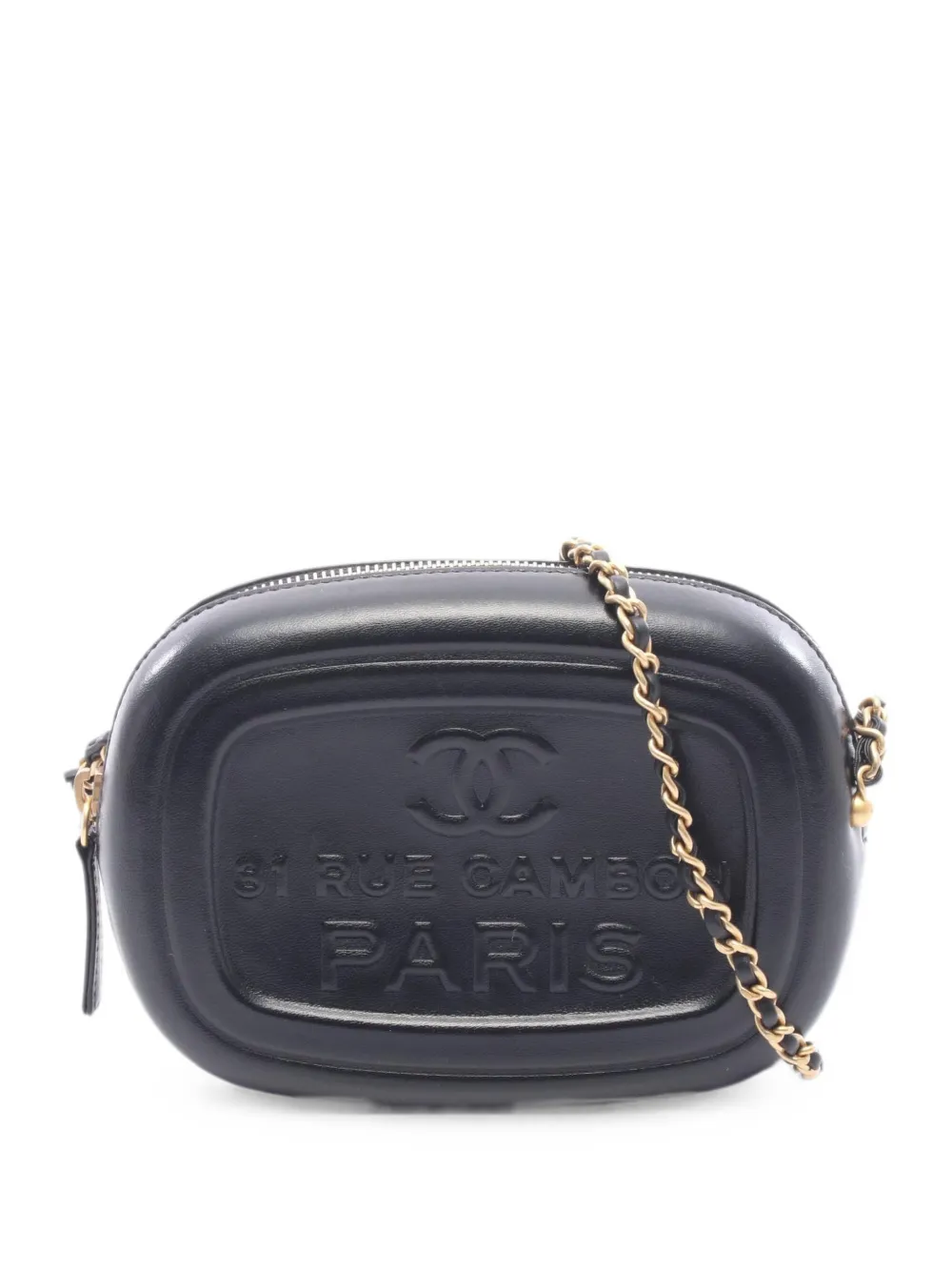 CHANEL Pre-Owned 2021 embossed bag - Nero