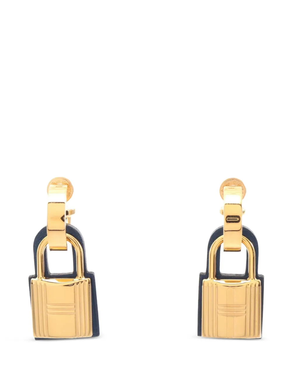 Hermès Pre-Owned 2019 O'Kelly padlock earrings - Oro